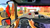 Real Truck Driving 3D: New Truck Driving Game 2021 Screen Shot 1