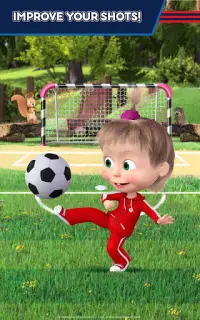 Masha dan Beruang: Sepak Bola Screen Shot 5