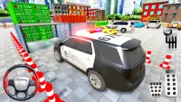 पुलिस प्राडो गाड़ी पार्किंग 3D Screen Shot 2