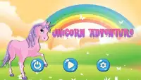 Unicorn Pony Adventure Screen Shot 0