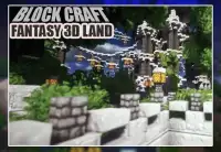 block build craft fantasy 3D land Screen Shot 2