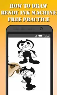 How To Draw Bendy Ink Machine Free Practice Screen Shot 0