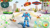 Bus Robot Car War - Robot Game Screen Shot 2