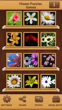 Flower Puzzles Games Screen Shot 1