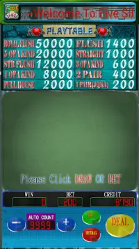 Five Silver 5PK(Poker) Screen Shot 0