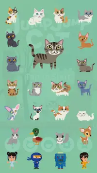 JumpJump Cat - Cat Games Free Screen Shot 0