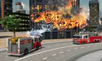 Firefighter truck sim 2016 Screen Shot 2