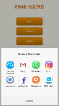 2048 game Screen Shot 4