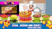 Kuchenpizzafabrik: Hochzeitstorte-Kochspiel Screen Shot 0