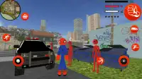 Stickman Spider Rope Hero Gangstar Crime Screen Shot 1