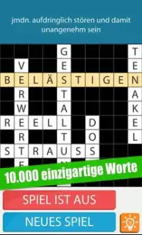 Crossword German Puzzles Game Screen Shot 1