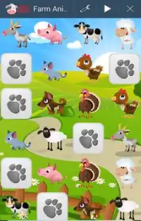 Matching Game Farm Animals Screen Shot 7