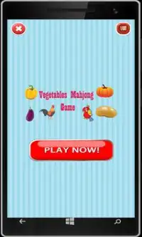 Mahjong Vegetables Screen Shot 0
