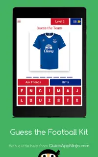 Guess the Football Kit Screen Shot 8