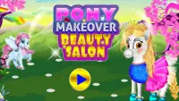 Салон красоты макияж пони: мечта уход за питомцами Screen Shot 0