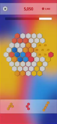 Idle Hexagon -ไทยชนะ หกเหลี่ยม Screen Shot 5