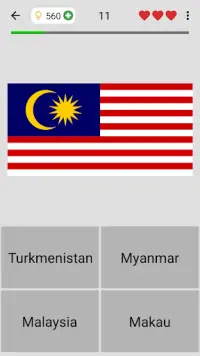 Bendera semua negara di dunia - Kuiz geografi Screen Shot 0