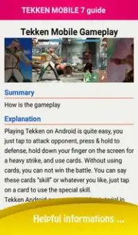 Tekken mobile guide 2018 Screen Shot 9