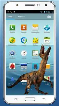 Real Dinosaur on screen – Dinosaurs in phone Joke Screen Shot 1