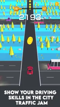 Traffic run - Traffic Rider Car Game Screen Shot 1