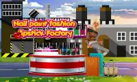 Princess Lipstick Nail Polish Factory: Girls Games Screen Shot 0