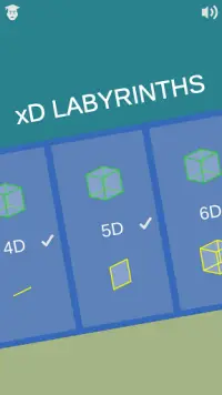 xD Labyrinths : 3D-6D Mazes Screen Shot 0