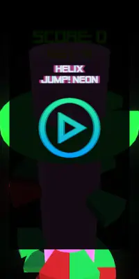 Helix Jump ! Neon Screen Shot 2