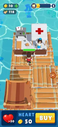 Lost at Ocean - Survival Game Screen Shot 5