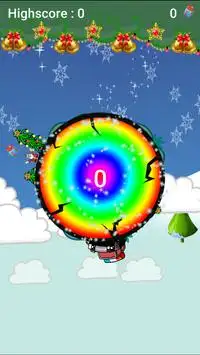 Jumping Santa With Gift For Kids Screen Shot 1
