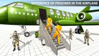 Army Prisoner Transport & Army Plane Game 3d Screen Shot 0