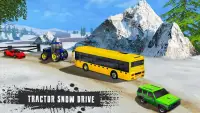 Chained Tractor Towing Bus 3D Simulation Game 2020 Screen Shot 3