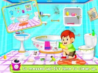 Kids Cleaning Games - My House Cleanup Screen Shot 1