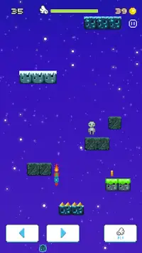 Pixel Infinite tiles - Falling Birdz Screen Shot 1