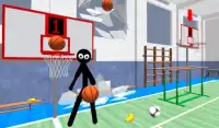 Stickman Teacher. Basketball Basics Español Screen Shot 8