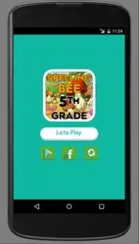 Spelling bee for fifth grade Screen Shot 0