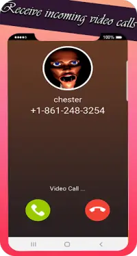 creepy doll video call and chat simulator game Screen Shot 6