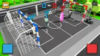 Cubic Street Soccer 3D Screen Shot 7