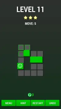 Move On Green: clever puzzle Screen Shot 0