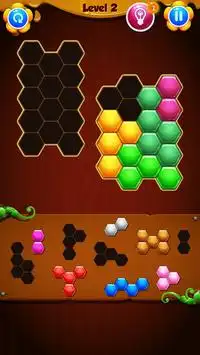 Hexa! Block Puzzle Juwelen Screen Shot 1