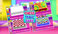 Schaken Table Cake Maker Game! DIY Cooking Chef Screen Shot 2
