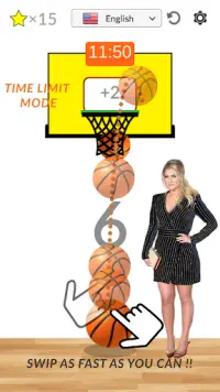 Basketbol Swipe Star | Simülatör Oyunu Screen Shot 4