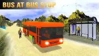 バス シミュレータ 未舗装道路 3D 挑戦 ドライブ Screen Shot 0