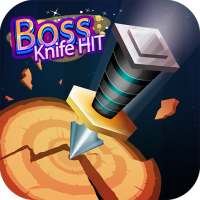 Boss Knife Hit - Knife Throwing Game (Knife Dash)