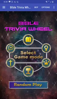 Bible Trivia Wheel - Bible Quiz Game Screen Shot 0