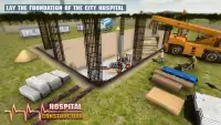 Hôpital Bâtiment Construction Jeux Ville Builder Screen Shot 0