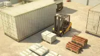 3D Forklift Simulator Parking Games 2018 Screen Shot 1
