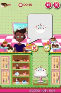 متجر خدمة صنع وتزيين الكيك - ألعاب الطبخ Screen Shot 6