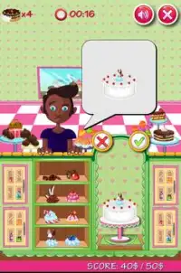 Layanan Toko Kue Saya - Game Memasak Screen Shot 6