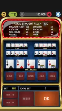 Wereld Video Poker King Screen Shot 0