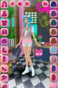 Cute Anime Girls - Dress Up Screen Shot 2